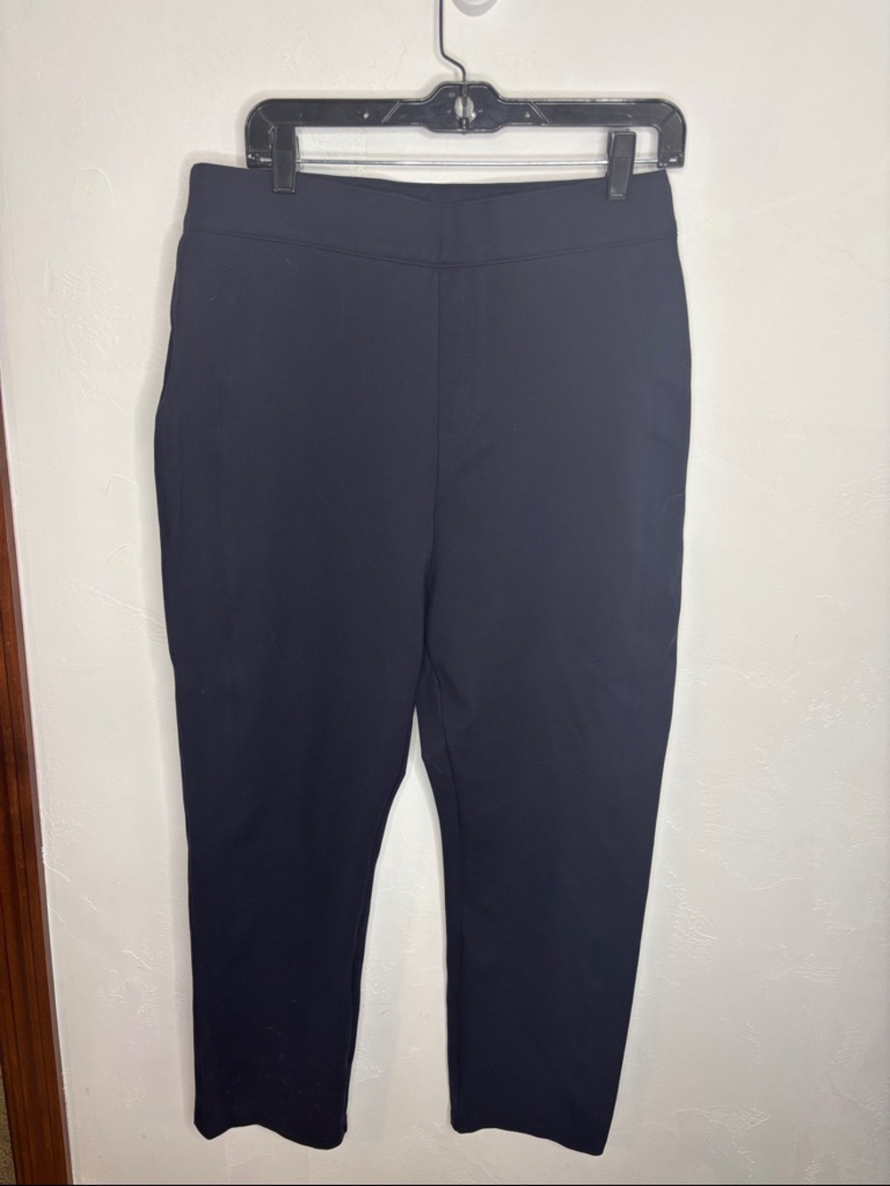 Spanx Black Stretch Cropped Dress Pants
